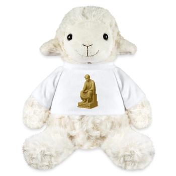 Thoughtful Thinker Sculpture - MiniFeet® Sheep Annika - white - Front