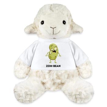 Funny Halloween Pun – Zom-bean - MiniFeet® Sheep Annika - white - Front