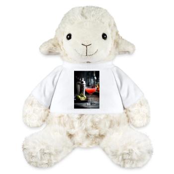 Purpurroter Zitrus-Cocktail - MiniFeet® Schaf Annika - Weiß - Vorne