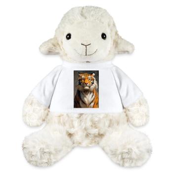 Illustration eines Tigers - MiniFeet® Schaf Annika - Weiß - Vorne