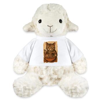 Ramen Noodles Cat Japan Y2K Retro Cats Manga - MiniFeet® Sheep Annika - white - Front