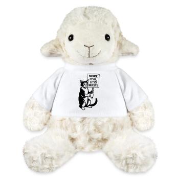 More Fish Less Waste Cat - MiniFeet® Sheep Annika - white - Front