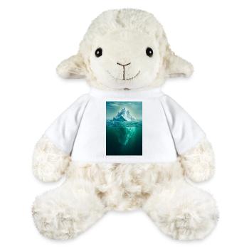 Dualité de la Montagne dans Ocean Blue - Mouton en peluche Annika MiniFeet® - blanc - Devant