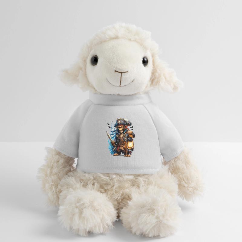 Pirate monkey with lantern and sword MiniFeet® Sheep Annika