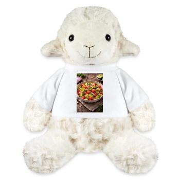 Salade d’avocat et de tomates - Mouton en peluche Annika MiniFeet® - blanc - Devant