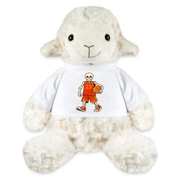 Maillot Skeleton Hoops 23 - Mouton en peluche Annika MiniFeet® - blanc - Devant