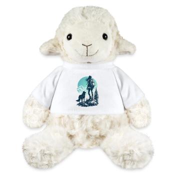 Wolf und Cyan Sky Wanderung - MiniFeet® Schaf Annika - Weiß - Vorne