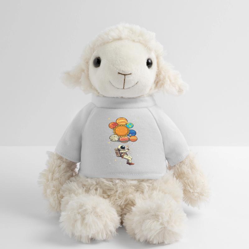 Astronaut With Planet Balloons Outer Space MiniFeet® Sheep Annika
