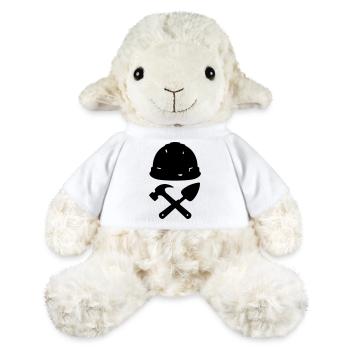 T-shirt Construction - Builder Tools Helmet - MiniFeet® Sheep Annika - white - Front