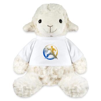 Karate Silhouette Colorful - MiniFeet® Sheep Annika - white - Front