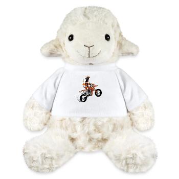 Supermoto Racer - MiniFeet® Schaf Annika - Weiß - Vorne