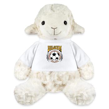 Belgium Retro College Look Style Football - MiniFeet® Sheep Annika - white - Front