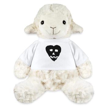 SkullHeart Logo Heart Black - MiniFeet® Schaf Annika - Weiß - Vorne