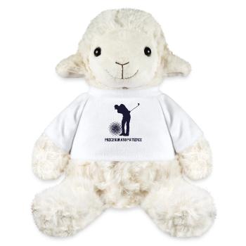Golf precision and patience - MiniFeet® Sheep Annika - white - Front