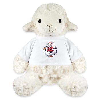 Oie Père Noël dessin animé - Mouton en peluche Annika MiniFeet® - blanc - Devant