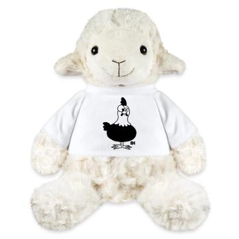 Poulet - Mouton en peluche Annika MiniFeet® - blanc - Devant