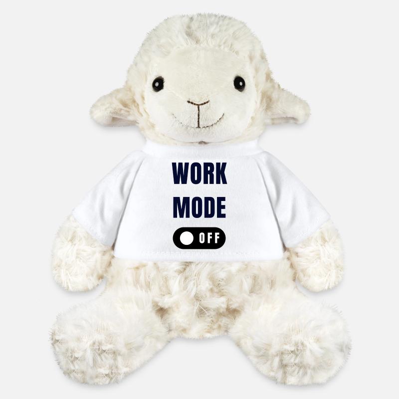 Work Mode Toggle Design - MiniFeet® Sheep Annika - white