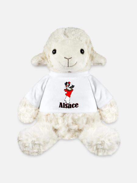 Storchenregion Elsass - MiniFeet® Schaf Annika - Weiß