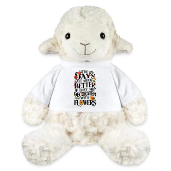 Days are so much better... - MiniFeet® Sheep Annika - white - Front