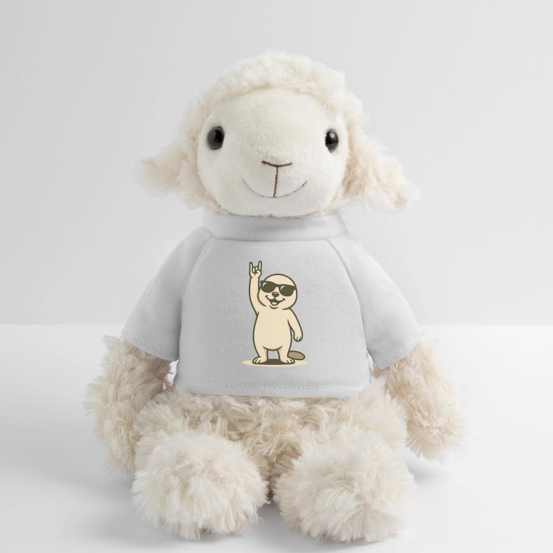 Bébé phoque cool avec pose de bascule Mouton en peluche Annika MiniFeet®