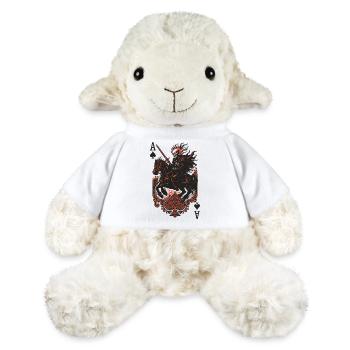 Crimson Knight on Steed - MiniFeet® Sheep Annika - white - Front