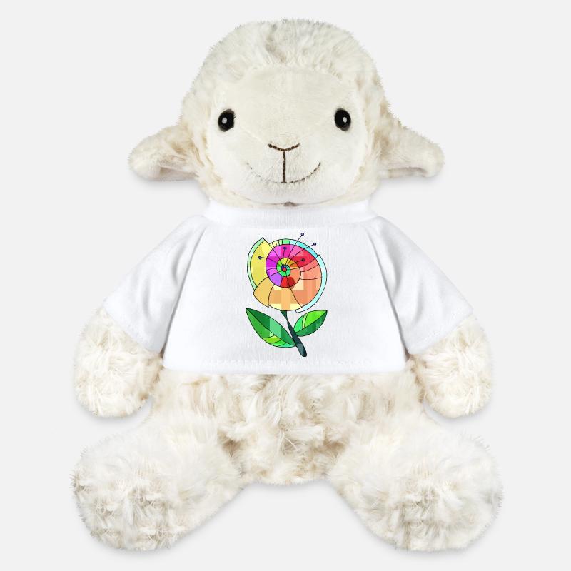 Fleur - Mouton en peluche Annika MiniFeet® - blanc