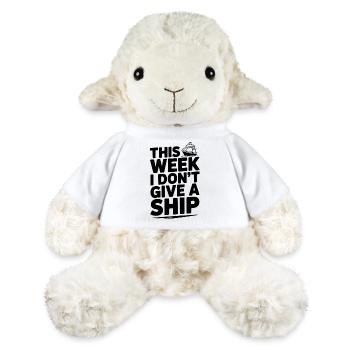 Cette semaine, je m’en fiche complètement - Mouton en peluche Annika MiniFeet® - blanc - Devant