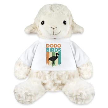  Dodo Birds Retro Vintage Ausgestorbener Vogel - MiniFeet® Schaf Annika - Weiß - Vorne