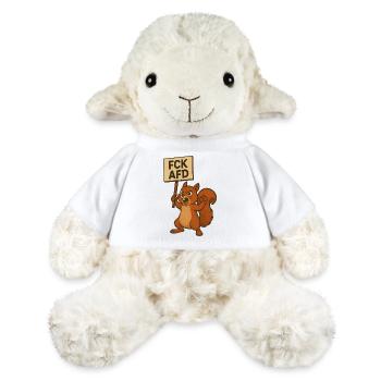Animals are also anti-fascists! - MiniFeet® Sheep Annika - white - Front