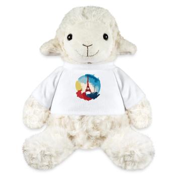 Watercolour Eiffel Tower - MiniFeet® Sheep Annika - white - Front