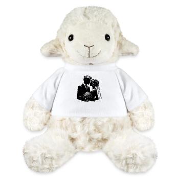 Romantisches verliebtes Brautpaar - MiniFeet® Schaf Annika - Weiß - Vorne