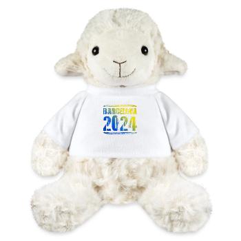 Barcelone 2024 Vacances colorées - Mouton en peluche Annika MiniFeet® - blanc - Devant