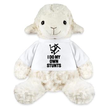 I do my own stunts - skiing / ski - Mouton en peluche Annika MiniFeet® - blanc - Devant