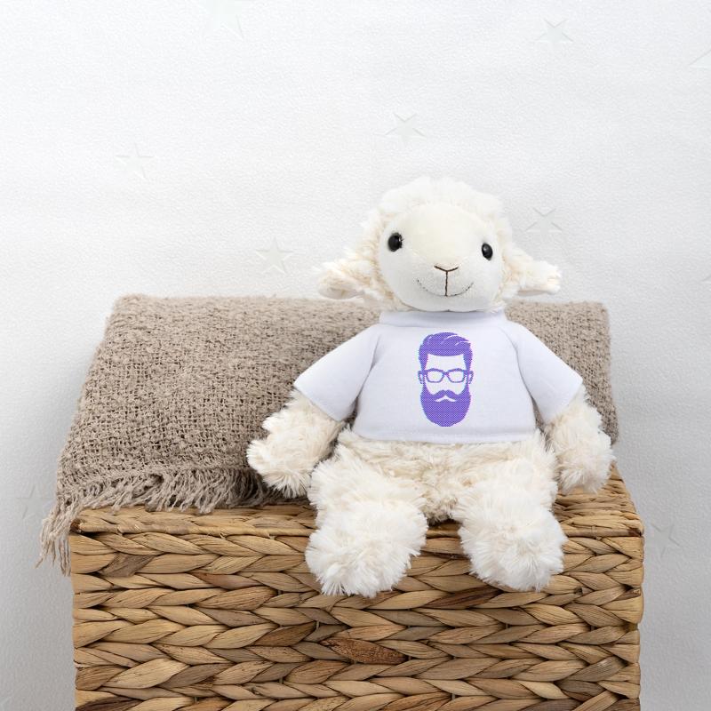 Bartträger Männlichkeit Schnurrbart Bart MiniFeet® Schaf Annika