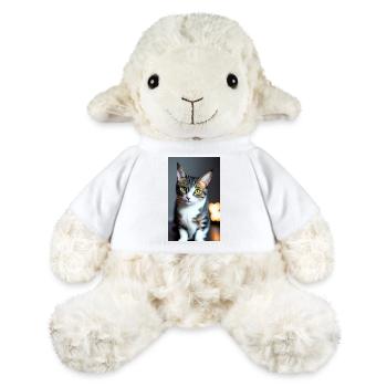 What to do with such domestic short haired cat - MiniFeet® Sheep Annika - white - Front