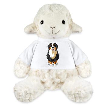 Doux bouvier bernois Art sur grille-pain - Mouton en peluche Annika MiniFeet® - blanc - Devant