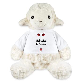 RETIRED. RETIREMENT. HAPPY RETIREMENT - MiniFeet® Sheep Annika - white - Front