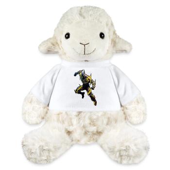 Flashy superhero - MiniFeet® Sheep Annika - white - Front