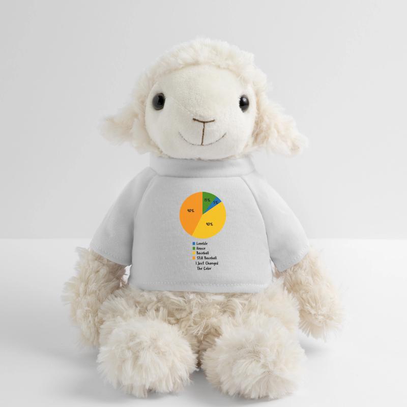 Funny Baseball Pie Chart Hobby Priority Design MiniFeet® Sheep Annika