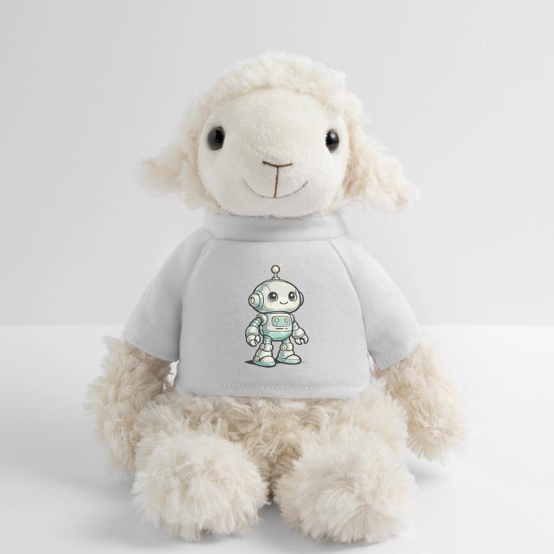 Petit robot spatial Mouton en peluche Annika MiniFeet®