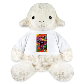 dinosaure - Mouton en peluche Annika MiniFeet® - blanc - Devant