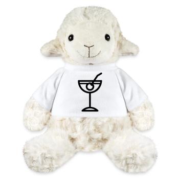 cocktail - Mouton en peluche Annika MiniFeet® - blanc - Devant