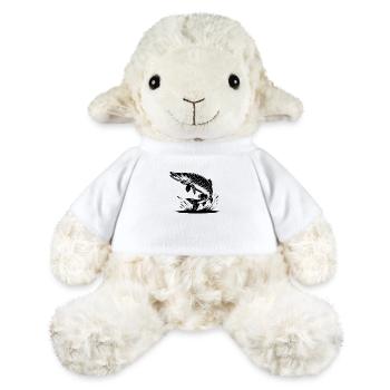 Grand brochet bondissant - Mouton en peluche Annika MiniFeet® - blanc - Devant