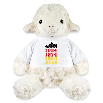 Coupe du Monde 2014 - Mouton en peluche Annika MiniFeet® - blanc - Devant