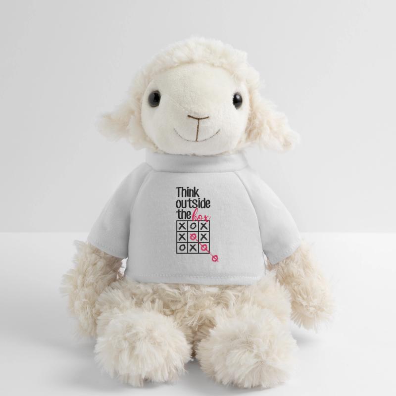 Pink Box Chain Script MiniFeet® Sheep Annika