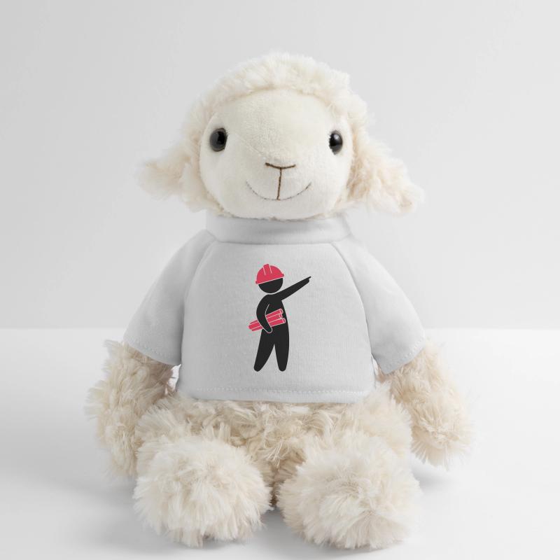 An engineer at a construction site MiniFeet® Sheep Annika