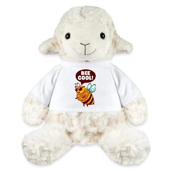 Bee cool - Lustige Biene - MiniFeet® Schaf Annika - Weiß - Vorne