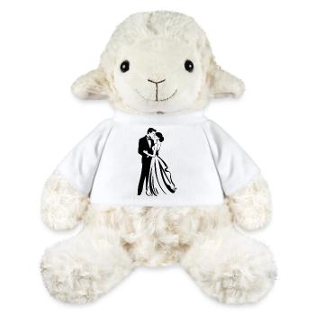 Bride Groom Newlyweds Wedding - MiniFeet® Sheep Annika - white - Front