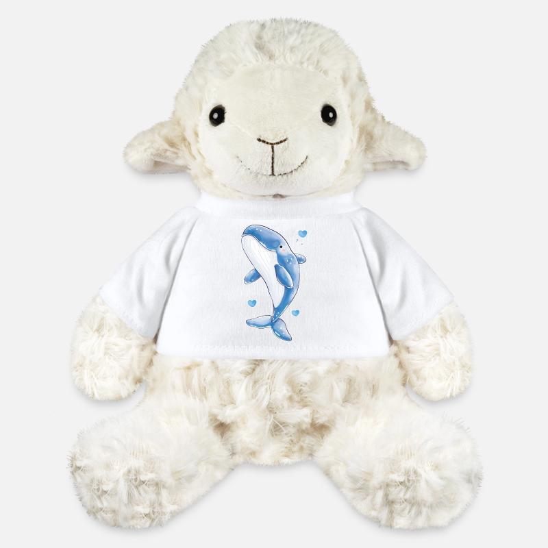 Cute Whale - MiniFeet® Sheep Annika - white