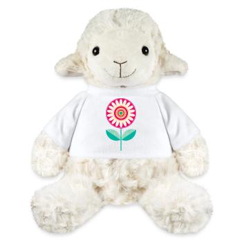 Süße bunte Blume - MiniFeet® Schaf Annika - Weiß - Vorne